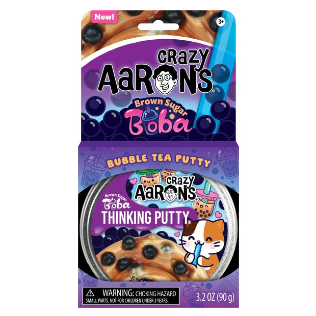 CRAZY AARON'S THINKING PUTTY BROW SUGAR BOBA TRENDSETTERS