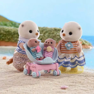 SYLVANIAN FAMILIES - SEA OTTER FAMILY - Toyworld Frankston