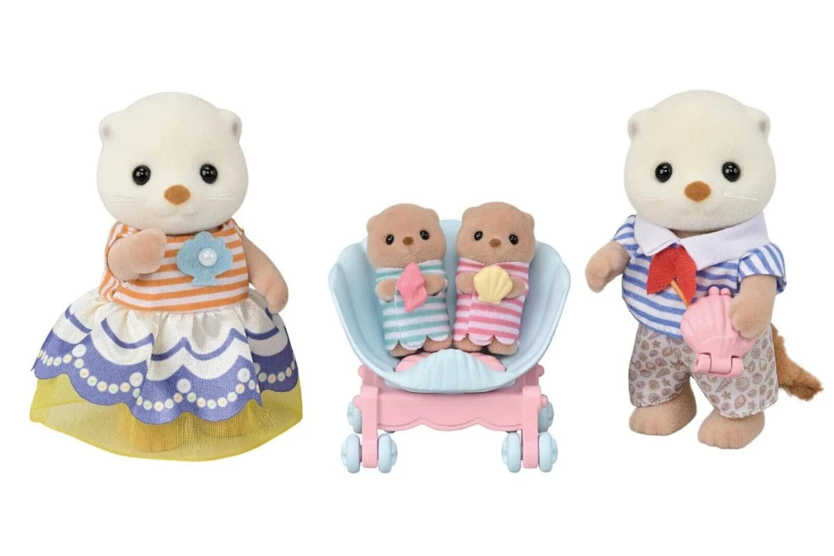 SYLVANIAN FAMILIES - SEA OTTER FAMILY - Toyworld Frankston