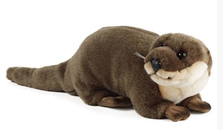 LIVING NATURE - OTTER LARGE PLUSH - Toyworld Frankston
