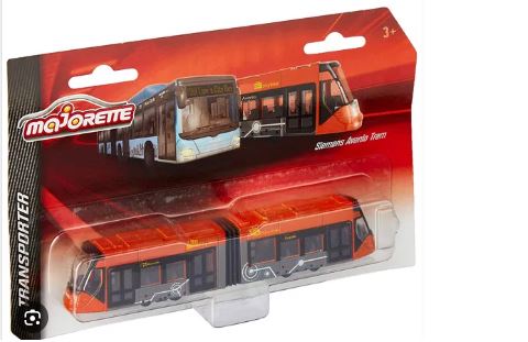 MAJORETTE 1:64 SIEMENS AVENIO TRAM - ORANGE - Toyworld Frankston