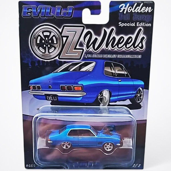 OZ WHEELS 1:64 EVIL LJ TORANA PREMIUM IN PROTECTOR - Toyworld Frankston