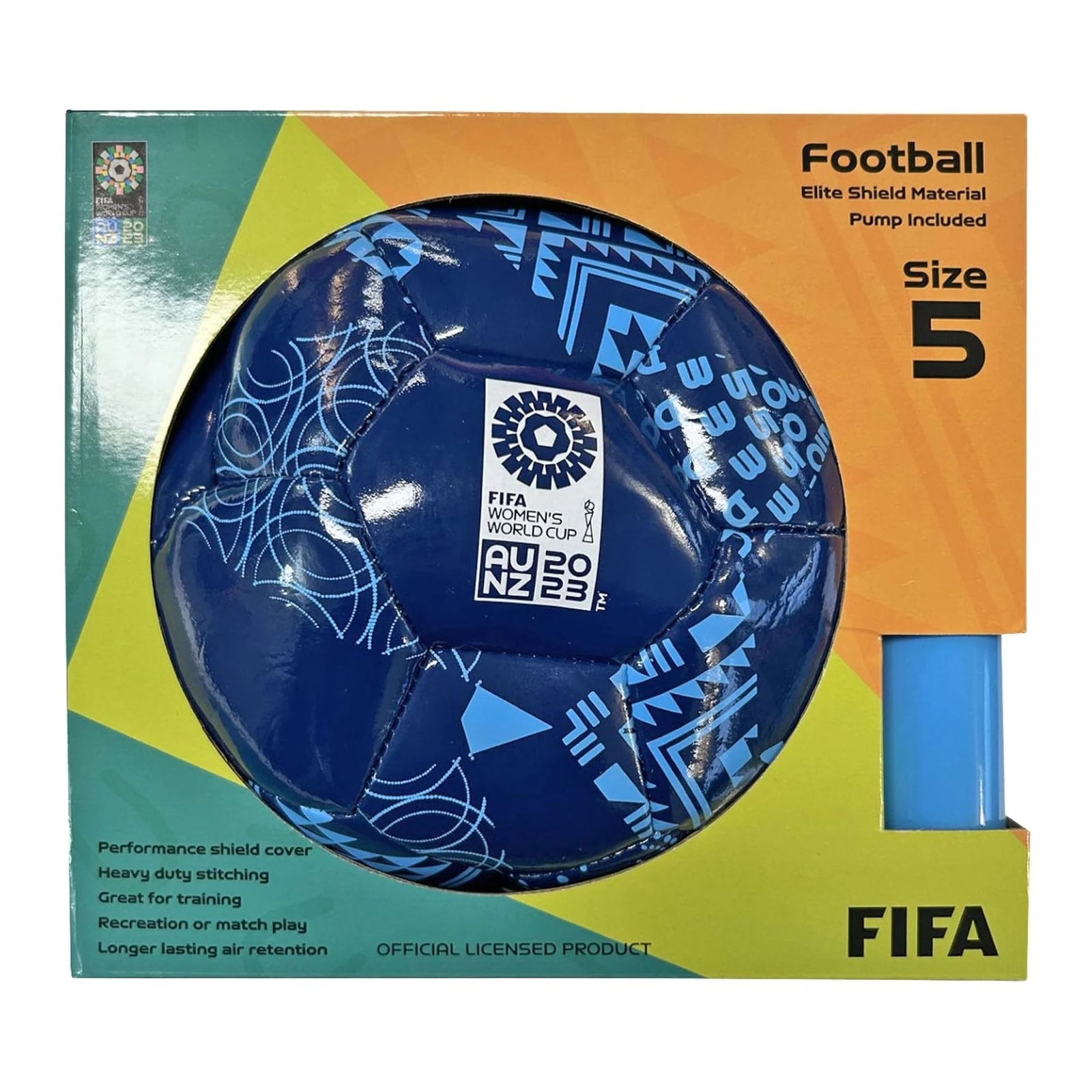 FIFA WOMENS WORLD CUP 2023 SOCCER BALL WITH PUMP SIZE 5