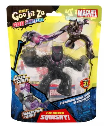 HEROES OF GOO JIT ZU - GOO SHIFTERS - VIBRANIUM ENERGY BLAST - BLACK PANTHER - Toyworld Frankston