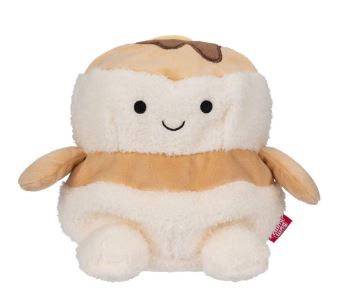 BUMBUMZ BREAKFASTBUMZ 4.5 INCH PLUSH - PATTIE THE PANCAKE - Toyworld Frankston