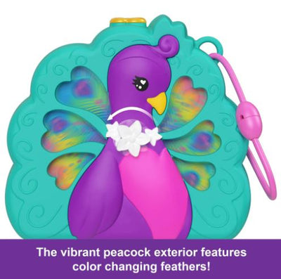 POLLY POCKET - PEACOCK GARDEN COMPACT - Toyworld Frankston