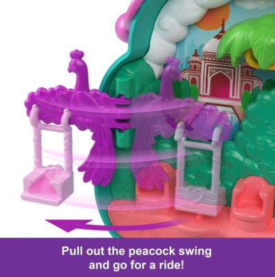 POLLY POCKET - PEACOCK GARDEN COMPACT - Toyworld Frankston