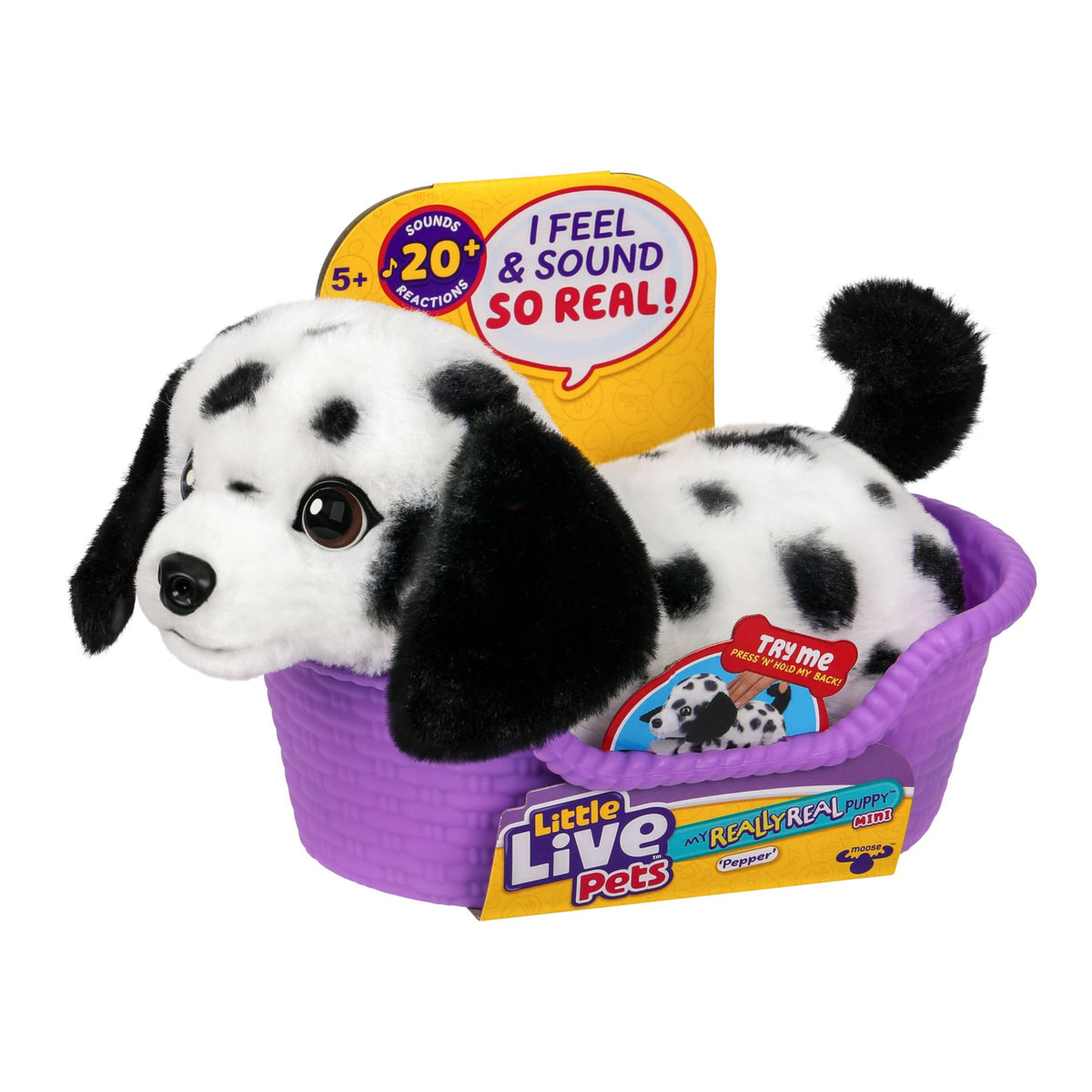 LITTLE LIVE PETS - MY REALLY REAL PUPPY - PEPPER