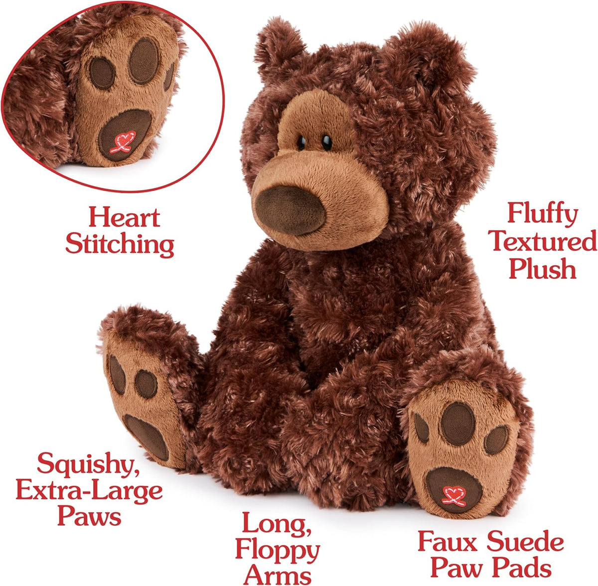 FOREVER FRIENDS - PHILBIN CHOCOLATE 45CM BEAR