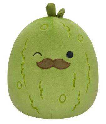 SQUISHMALLOWS -  7.5 INCH PLUSH - CHARLES THE PICKLE - Toyworld Frankston