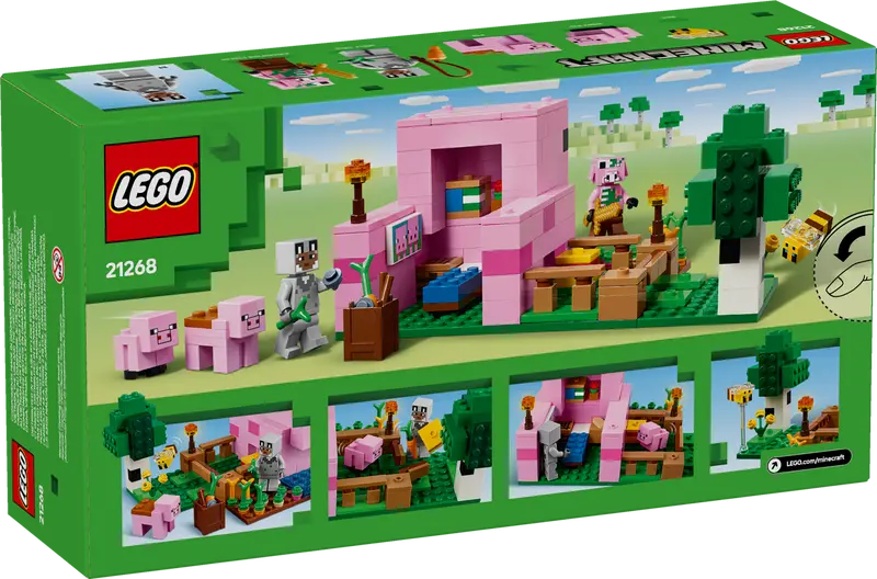 LEGO MINECRAFT 21268 THE BABY PIG HOUSE - Toyworld Frankston