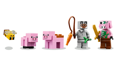 LEGO MINECRAFT 21268 THE BABY PIG HOUSE - Toyworld Frankston