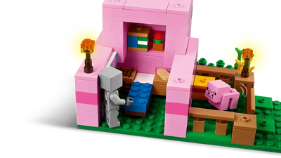 LEGO MINECRAFT 21268 THE BABY PIG HOUSE - Toyworld Frankston