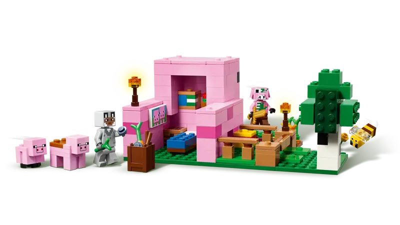 LEGO MINECRAFT 21268 THE BABY PIG HOUSE - Toyworld Frankston