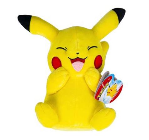 8'' POKEMON PLUSH - PIKACHU GRINNING VARIATION - Toyworld Frankston