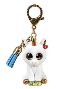 TY MINI BOOS - PIXY THE UNICORN CLIP - Toyworld Frankston