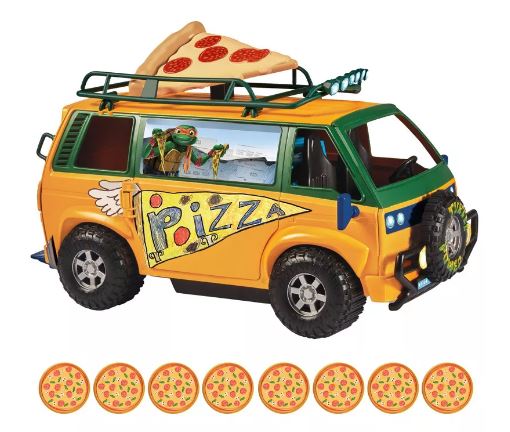 TEENAGE MUTANT NINJA TURTLES - PIZZA VAN - Toyworld Frankston