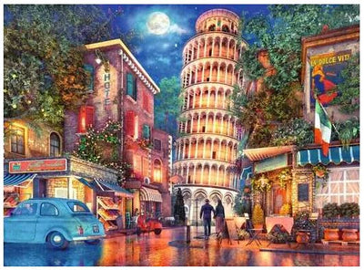 RAVENSBURGER 173808 EVENING IN PISA - 500 PIECE PUZZLE - Toyworld Frankston