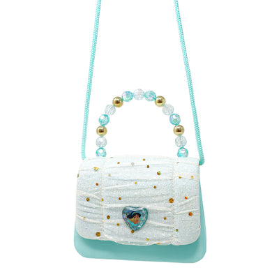 PINK POPPY DISNEY PRINCESS JASMINE SPARKLING HARD HANDBAG - Toyworld Frankston