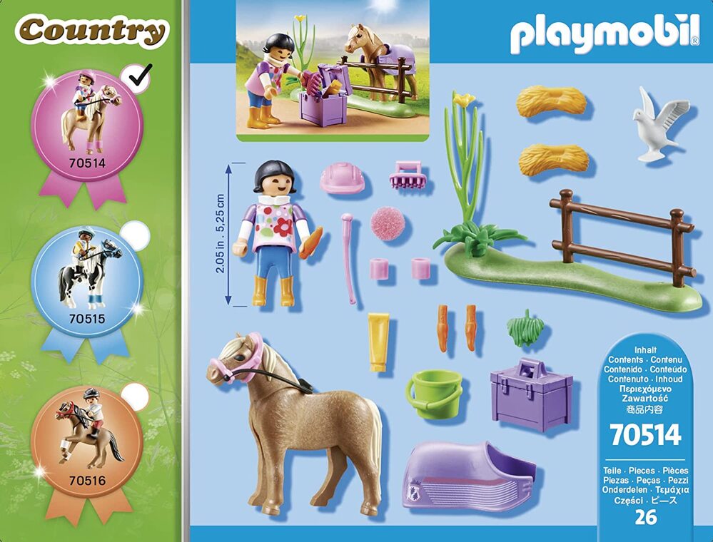 PLAYMOBIL COLLETIBLE ICELANDIC PONY - 70514