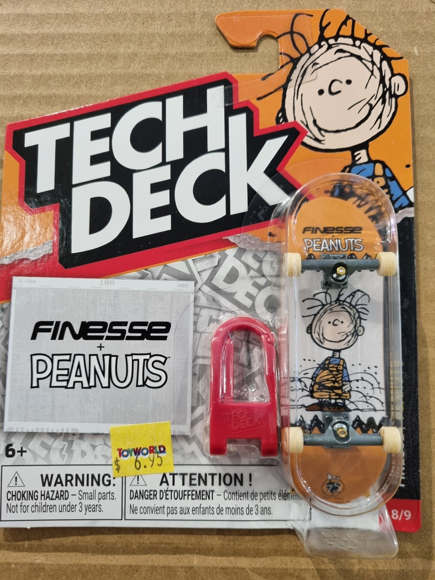 TECH DECK 96MM FINGERBOARD FINESE PEANUTS - 8/9
