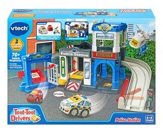 VTECH TOOT-TOOT DRIVERS POLICE STATION - Toyworld Frankston