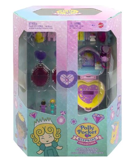 POLLY POCKET CLASSIC COLLECTIBLE ROYAL BALL JEWELLERY SET - Toyworld Frankston