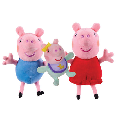 PEPPA PIG - PEPPA, GEORGE AND EVIE PLUSH