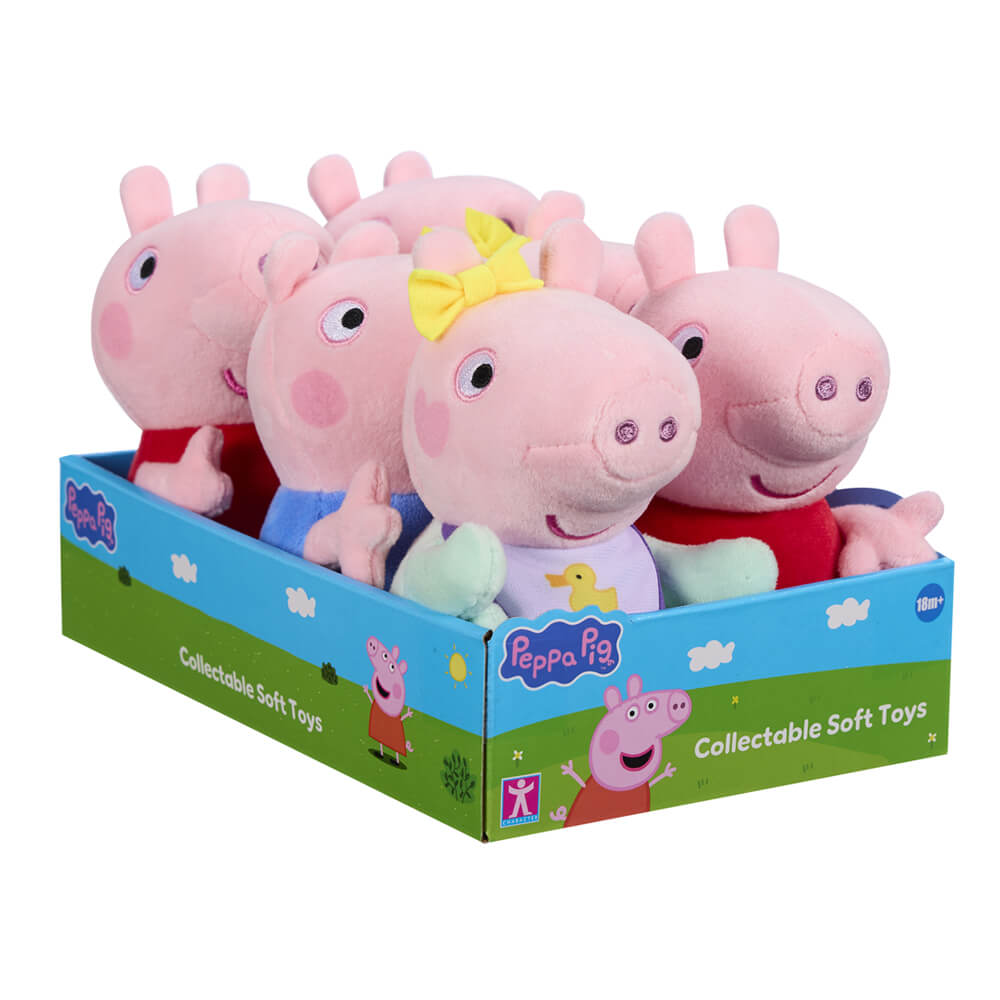PEPPA PIG - ASSORTED 4 INCH PLUSHES