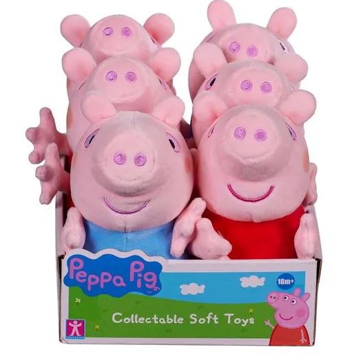 PEPPA PIG SOFT PLUSH ASSORTED DESIGNS - Toyworld Frankston