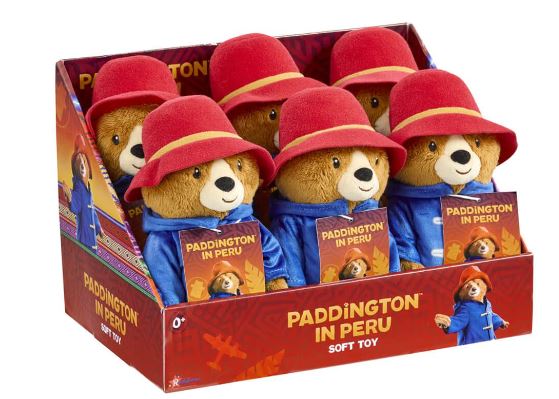 PADDINGTON BEAR - PADDINGTON IN PERU  20CM SOFT PLUSH - Toyworld Frankston