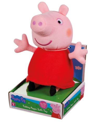 PEPPA PIG - TALKING PEPPA SOFT TOY - Toyworld Frankston