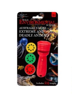 PROJECTOR TORCH ASSORTMENT - EXTREME AND DEADLY ANIMALS - Toyworld Frankston
