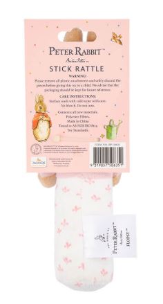 PETER RABBIT - STICK RATTLE - PETER RABBIT OR FLOSPSY - Toyworld Frankston