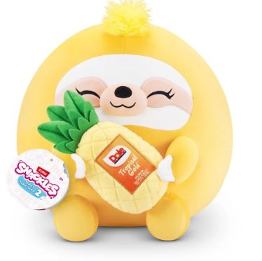 ZURU SNACKLES - DOLE SANDY SLOTH 8INCH - Toyworld Frankston