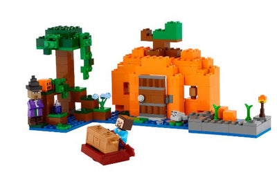 LEGO MINECRAFT 21248 THE PUMPKIN HOUSE - Toyworld Frankston