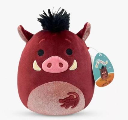 SQUISHMALLOWS - 8 INCH LION KING 30TH ANNIVERSARY PUMBAA - Toyworld Frankston