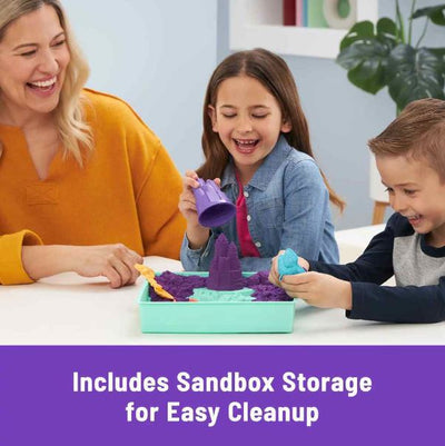 KINETIC SAND SANDBOX SET - PURPLE - Toyworld Frankston