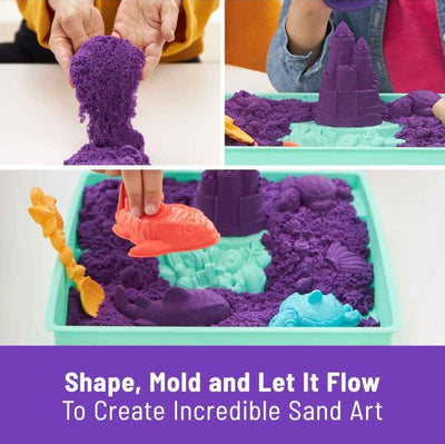 KINETIC SAND SANDBOX SET - PURPLE - Toyworld Frankston