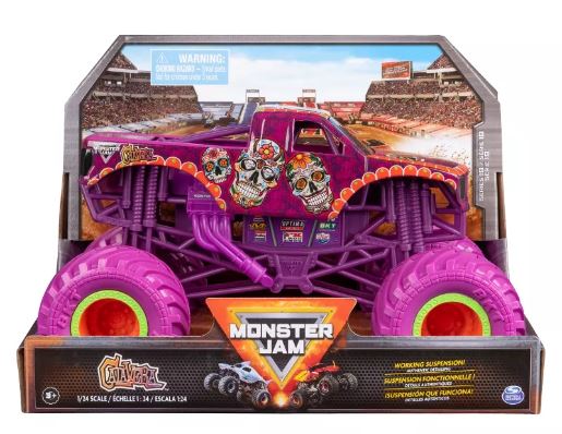 MONSTER JAM 1:24 DIECAST TRUCKS - CALAVERA - Toyworld Frankston