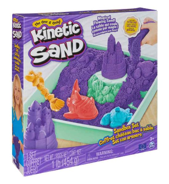 KINETIC SAND SANDBOX SET - PURPLE - Toyworld Frankston