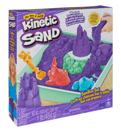 KINETIC SAND SANDBOX SET - PURPLE - Toyworld Frankston