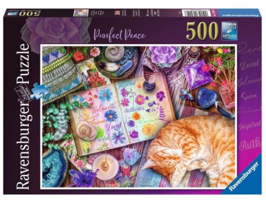 RAVENSBURGER 169146 PURRFECT PEACE 500 PIECE PUZZLE - Toyworld Frankston