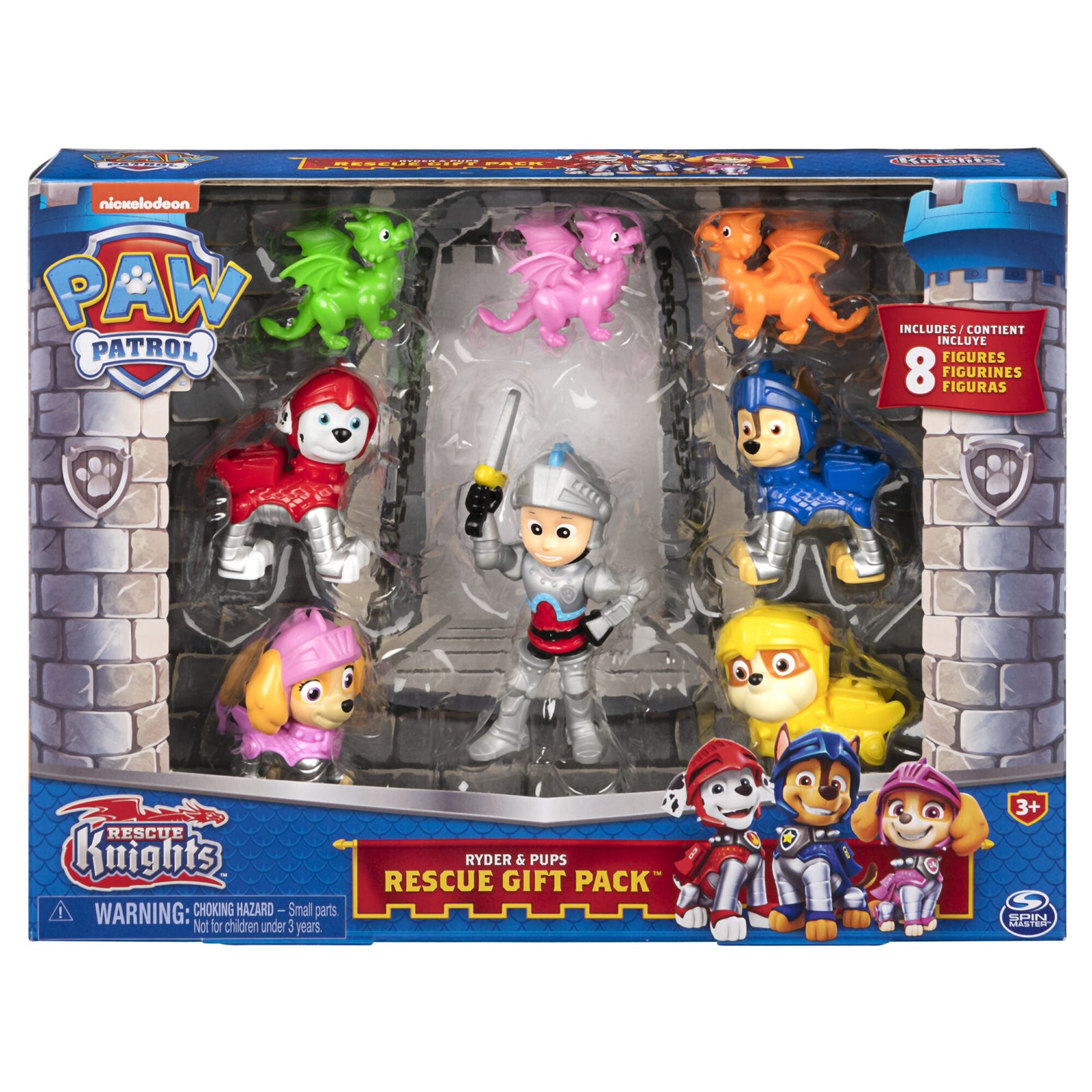 PAW PATROL RESCUE KNIGHTS FIGURE GIFT SET PACK - Toyworld Frankston