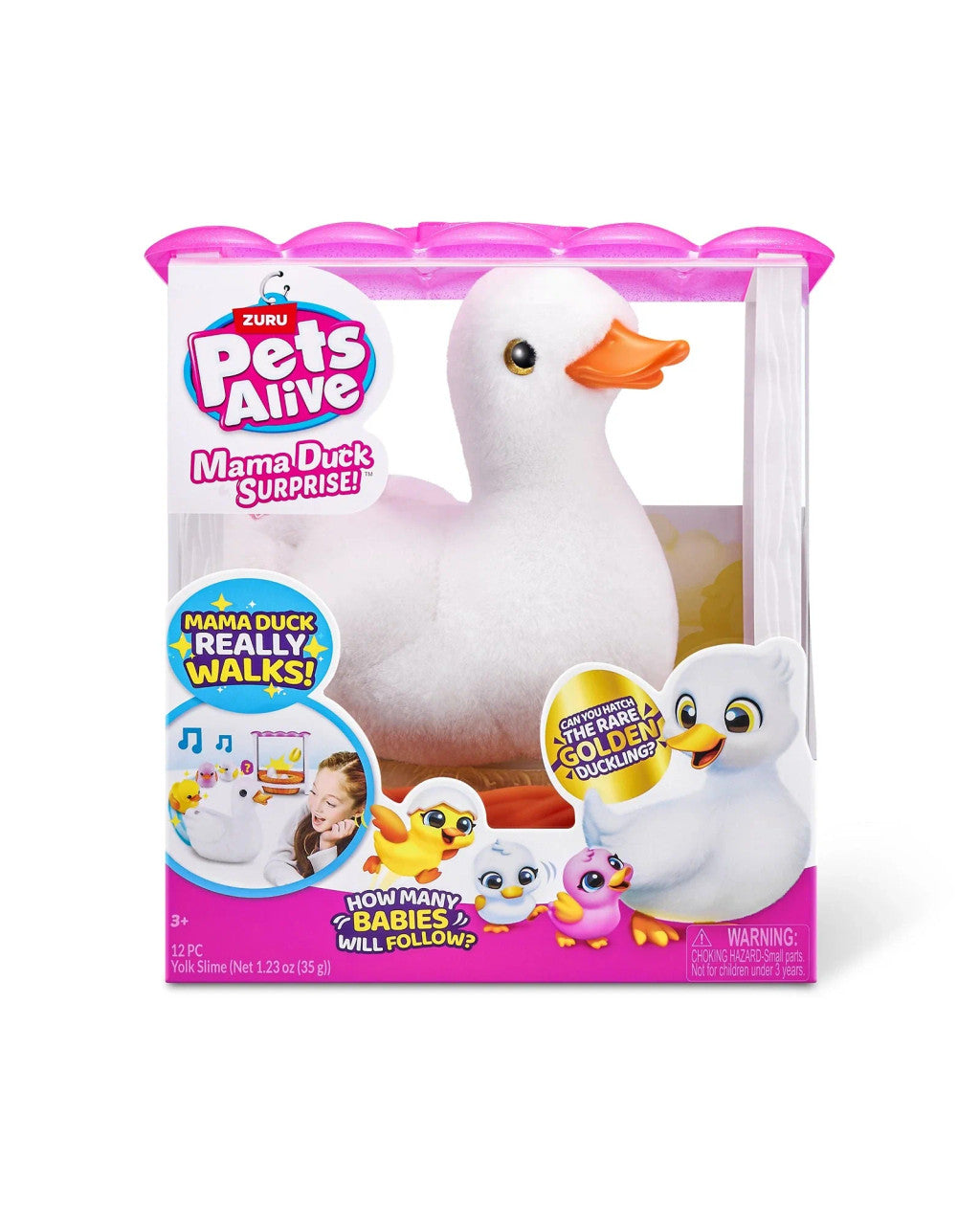 ZURU PETS ALIVE MAMA & BABY SURPRISE S1 MAMA DUCK - Toyworld Frankston