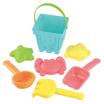 PLAYGO BEACH BUCKET AND TOOLS 7PC SET - Toyworld Frankston