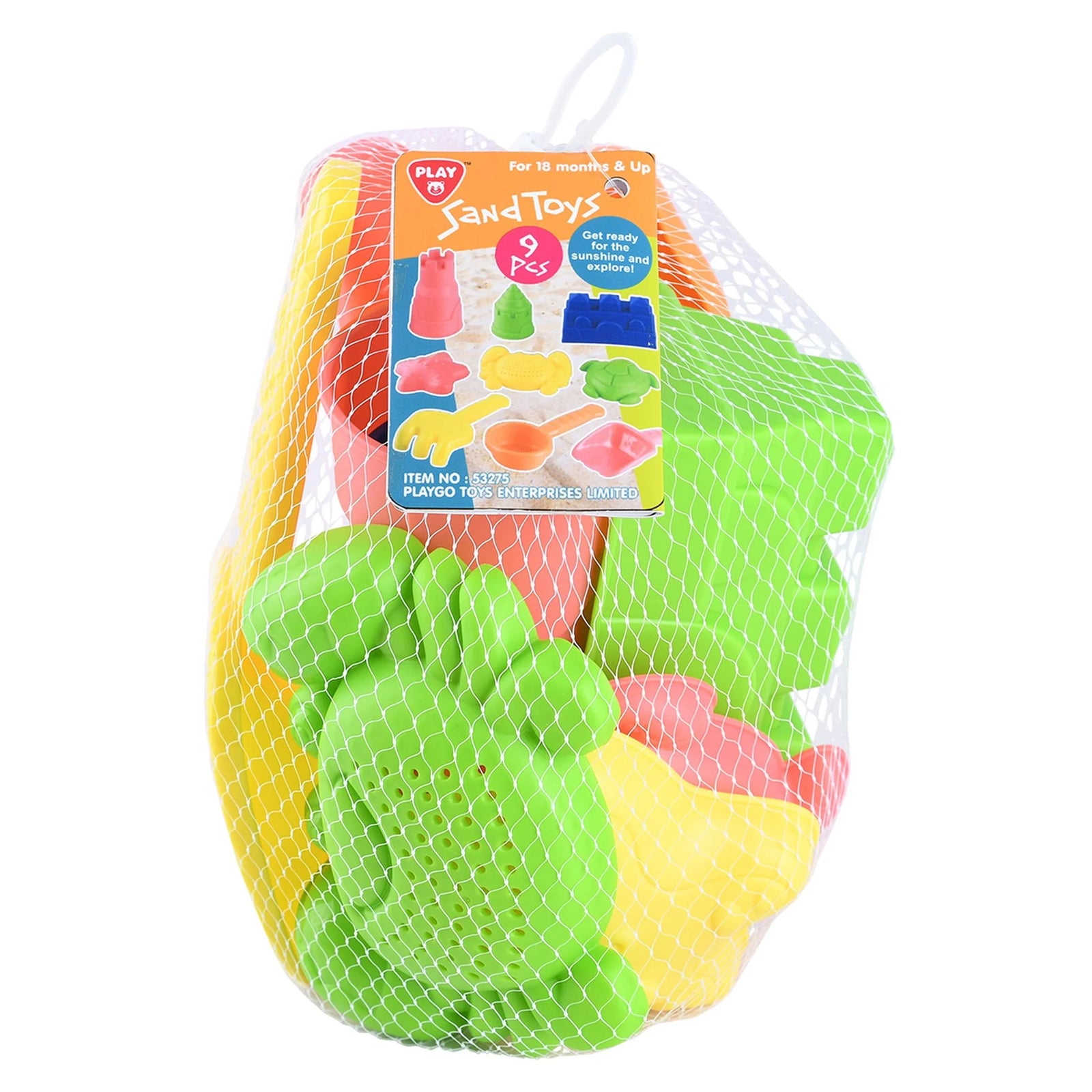 PLAYGO SAND AND PLAY MOULD 9 PIECE SET - Toyworld Frankston