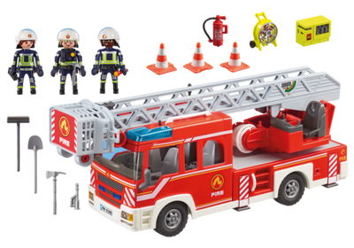 PLAYMOBIL 9463 CITY ACTION - FIRE ENGINE WITH LADDER - Toyworld Frankston