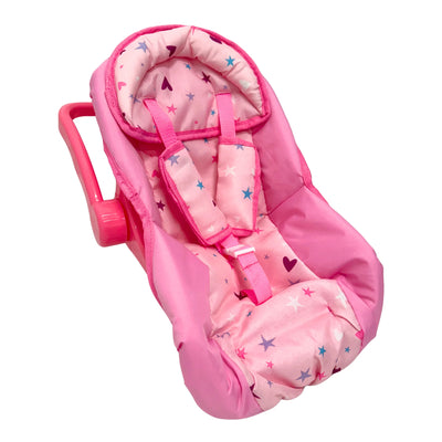 PLAYWORLD DOLL CAR SEAT CARRIER PINK - Toyworld Frankston