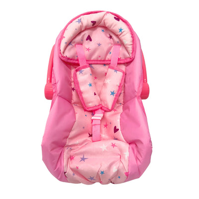 PLAYWORLD DOLL CAR SEAT CARRIER PINK - Toyworld Frankston